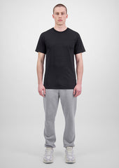 Basis Mens Track Pant - X1004M in Grey Marle - model