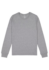 Basis Womens Long Sleeve Tee - X1002W in Grey Marle