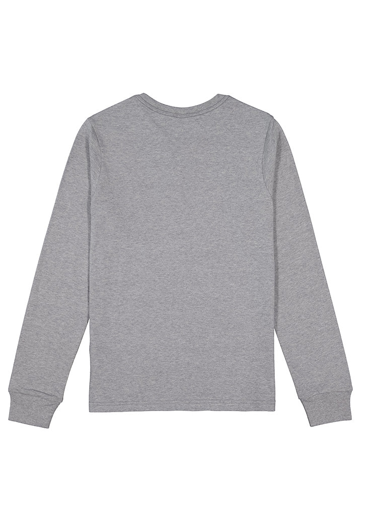 Basis Womens Long Sleeve Tee - X1002W in Grey Marle