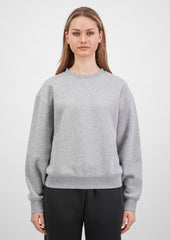 Everyday Womens Crew Sweatshirt - X2007W in Grey Marle - model