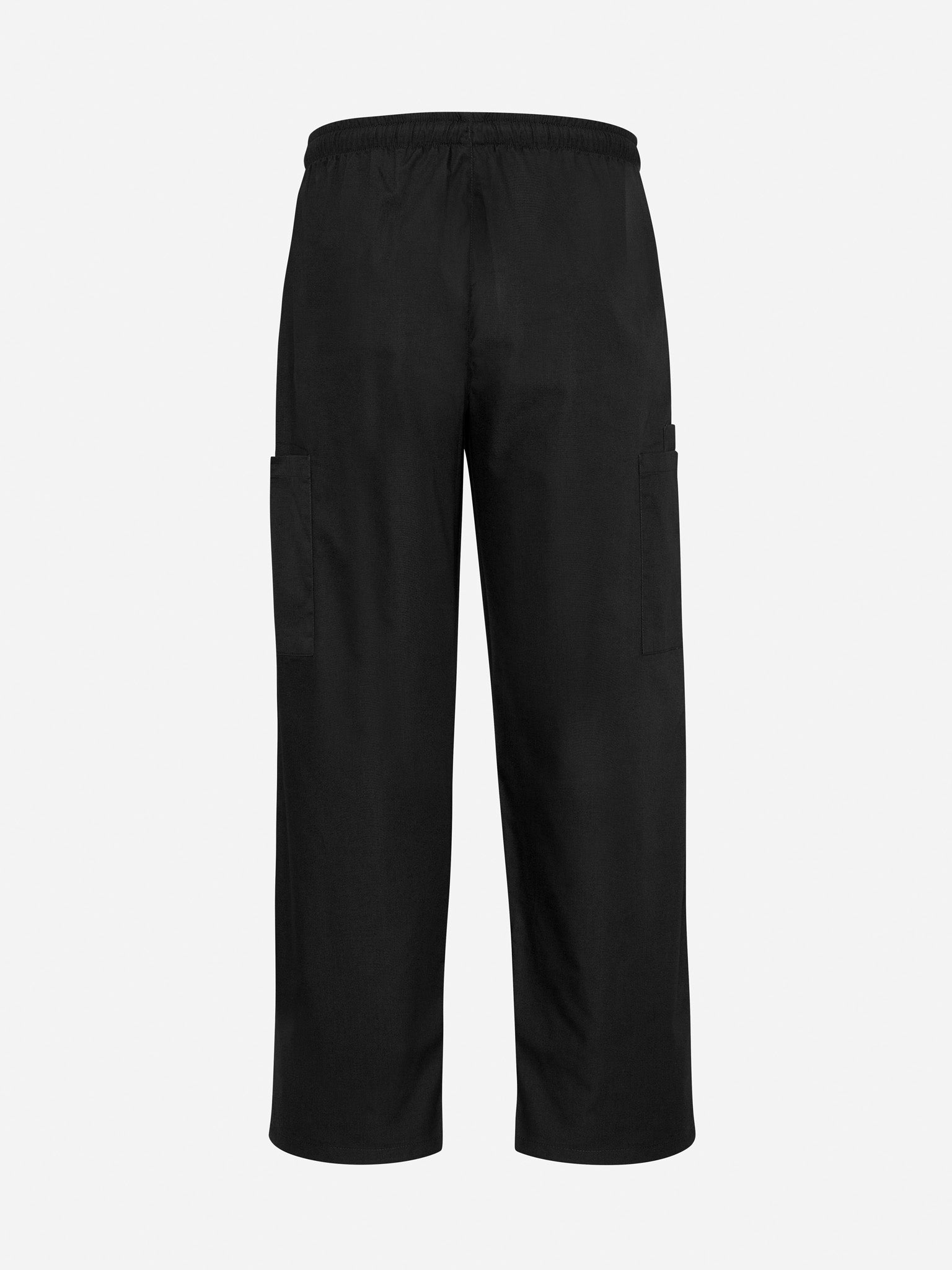 Inaura H10610 Classic Unisex Scrub Pant in Black - back view