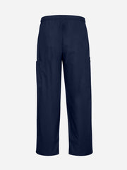 Inaura H10610 Classic Unisex Scrub Pant in Navy - back view