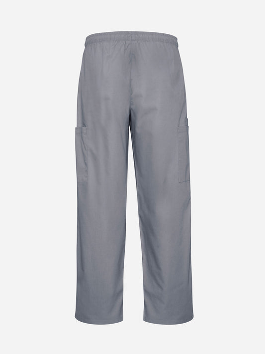 Inaura H10610 Classic Unisex Scrub Pant in Pewter - back view