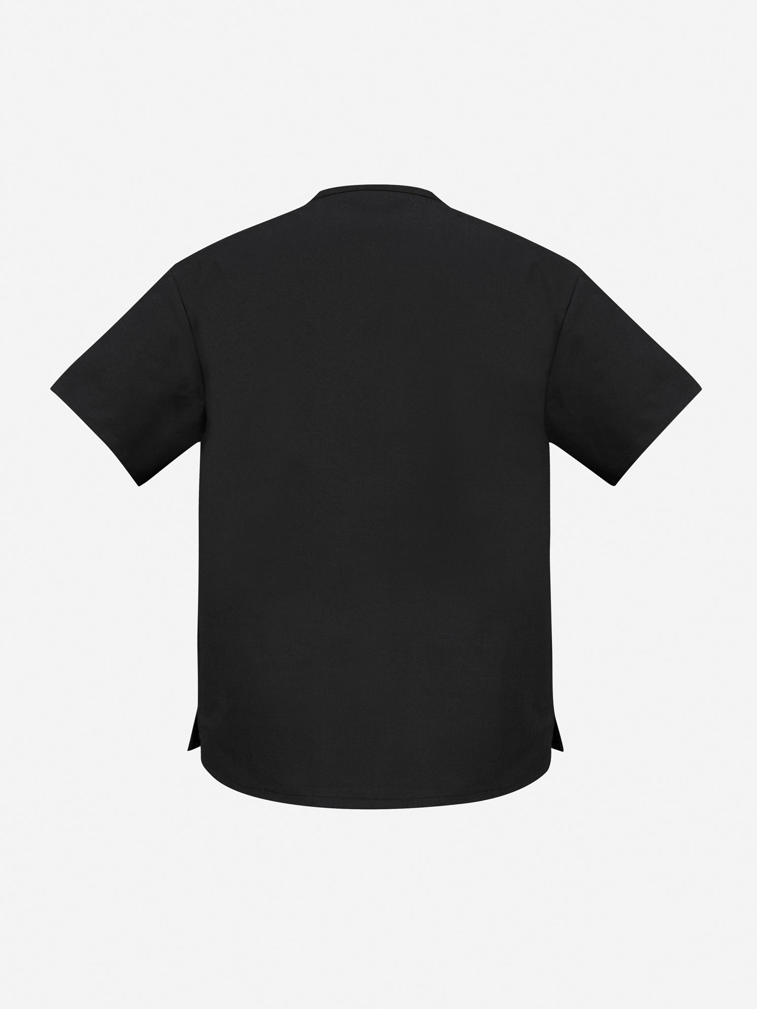Inaura H10612 Classic Unisex Scrub Top in Black - back view
