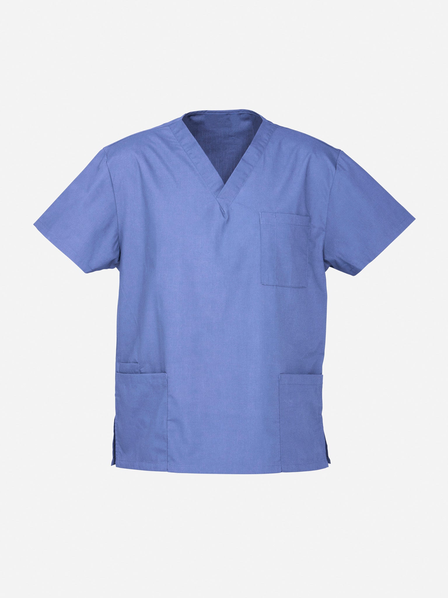 Inaura H10612 Classic Unisex Scrub Top in Mid Blue