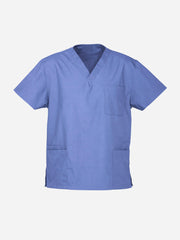 Inaura H10612 Classic Unisex Scrub Top in Mid Blue