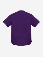 Inaura H10612 Classic Unisex Scrub Top in Purple - back view