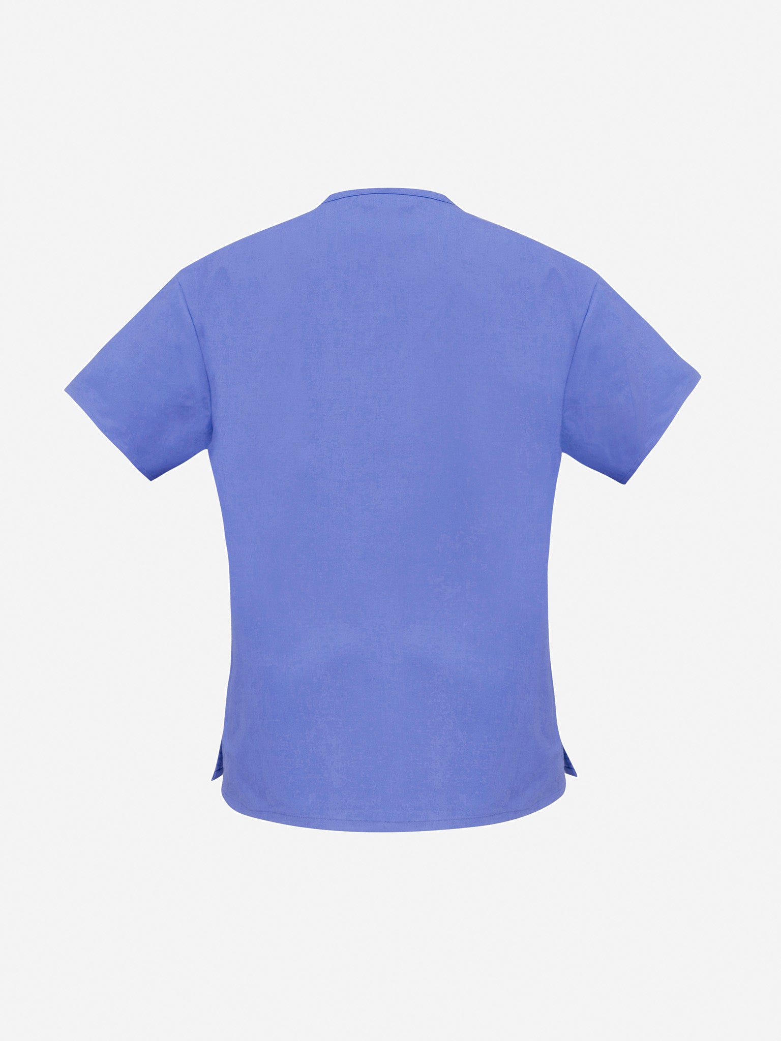 Inaura H10622 Classic Womens Scrub Top in Mid Blue - back view