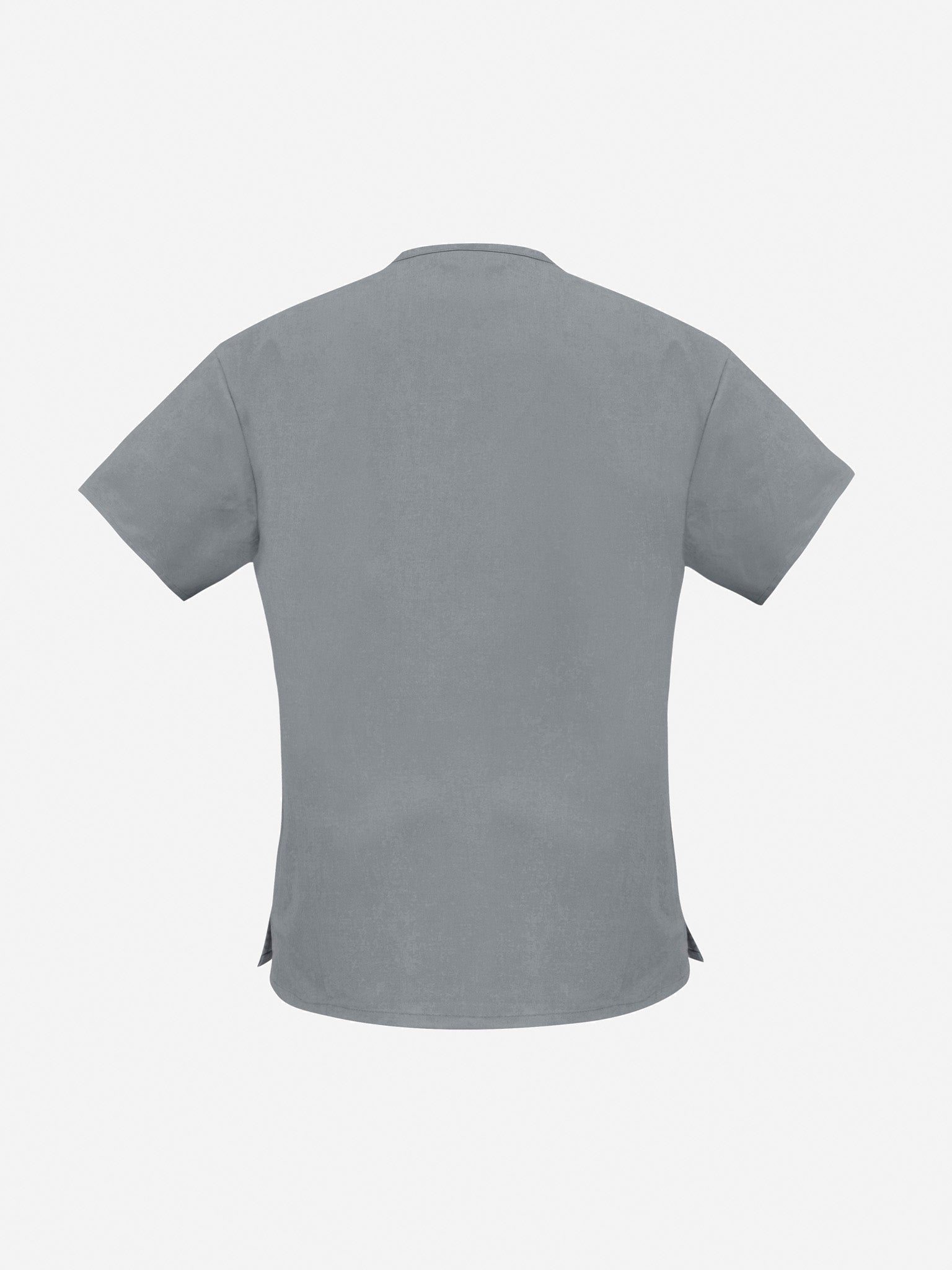 Inaura H10622 Classic Womens Scrub Top in Pewter - back view