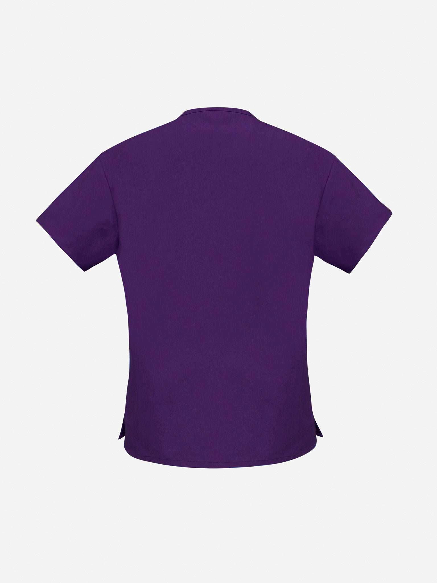 Inaura H10622 Classic Womens Scrub Top in Purple - back view