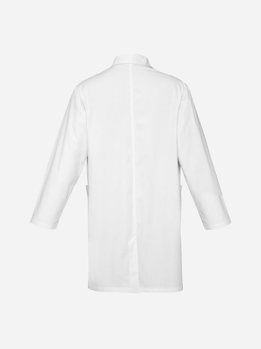 Inaura H132ML Classic Unisex Lab Coat in White - back view