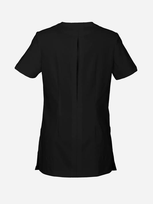 Inaura H133LS Eden Womens Tunic in Black - back view