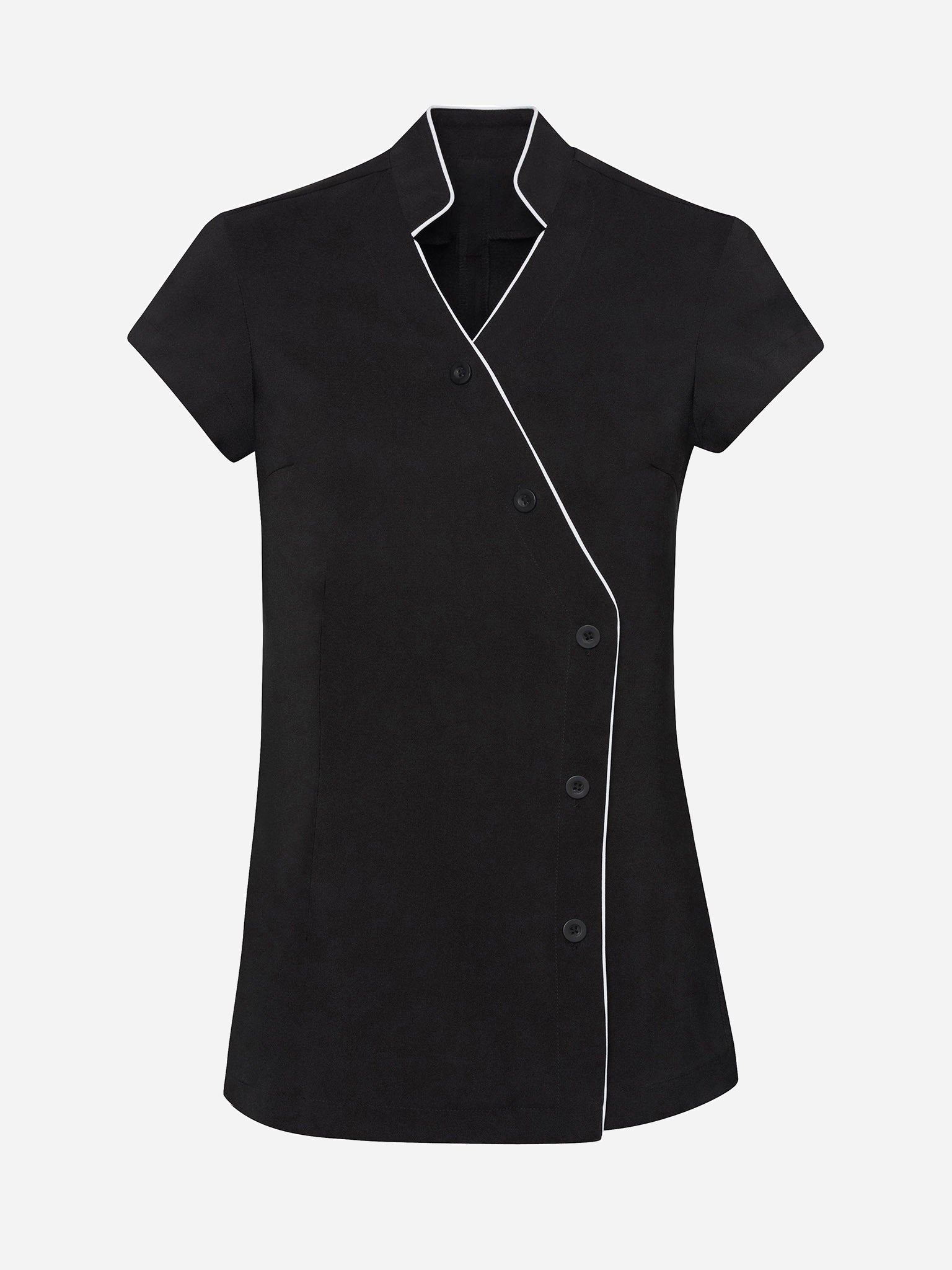 Inaura H134LS Zen Womens Tunic in Black/White