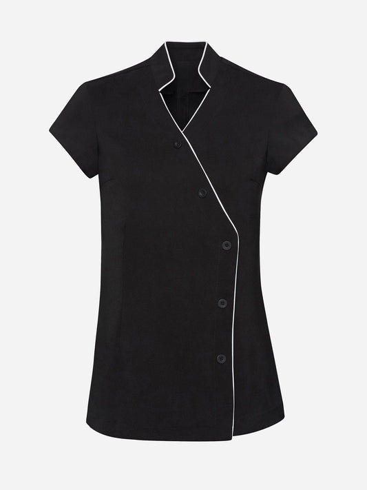 Inaura H134LS Zen Womens Tunic in Black/White