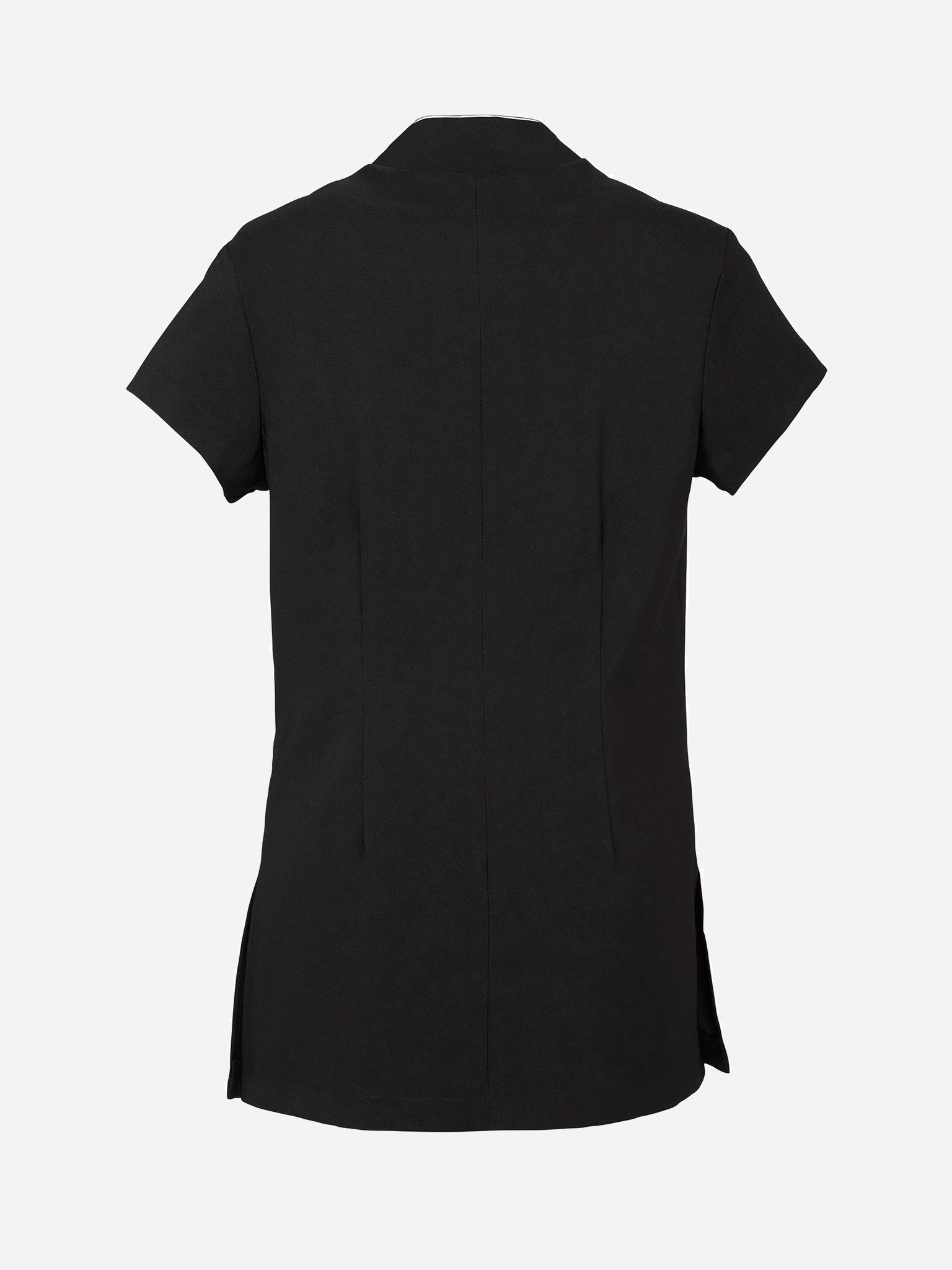 Inaura H134LS Zen Womens Tunic in Black/White - back view