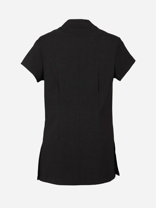 Inaura H134LS Zen Womens Tunic in Black/White - back view