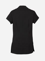 Inaura H134LS Zen Womens Tunic in Black/White - back view