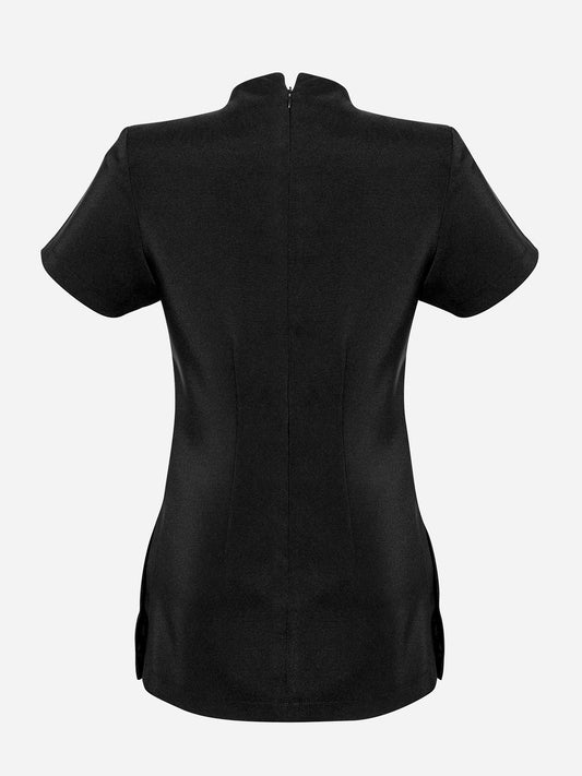 Inaura H630L Spa Womens Tunic in Black - back view