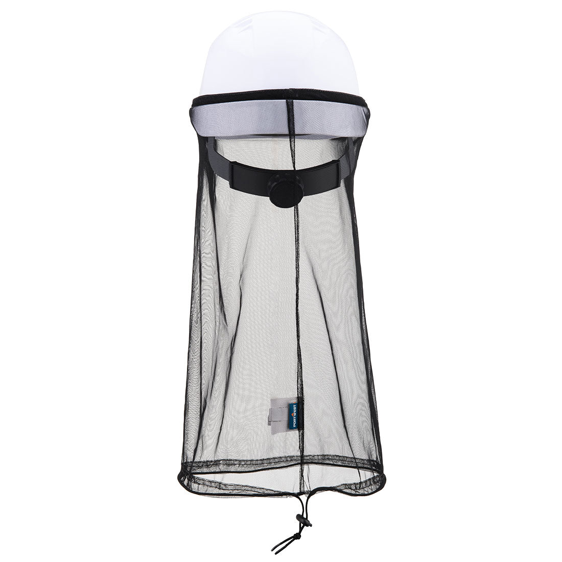 Portwest HA34 Insect Net Helmet Accessory in Black - back view