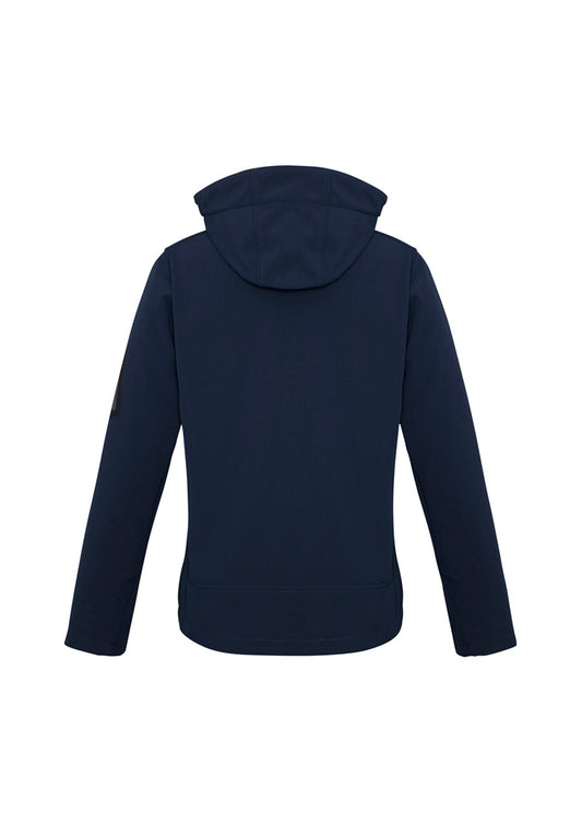 Biz Collection J10920 Summit Womens Jacket in Navy/Graphite - back view