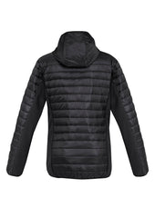 Biz Collection J134M Patrol Unisex Jacket in Black/Silver - back view