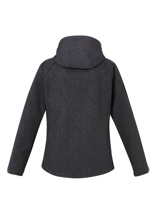 Biz Collection J135L Geo Womens Jacket in Black - back view