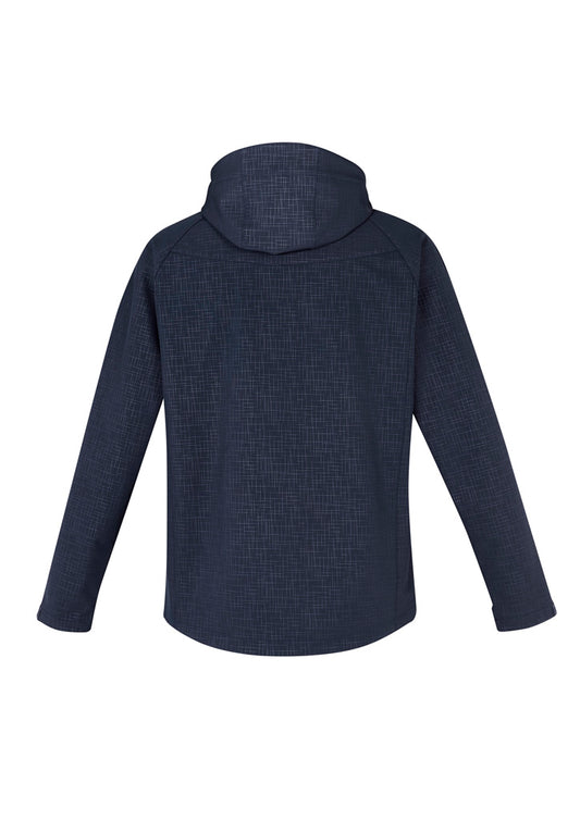 Biz Collection J135M Geo Mens Jacket in Navy - back view