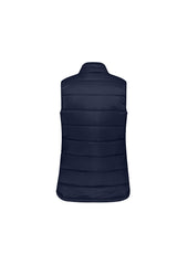 Biz Collection J211L Alpine Womens Vest in Navy - back view