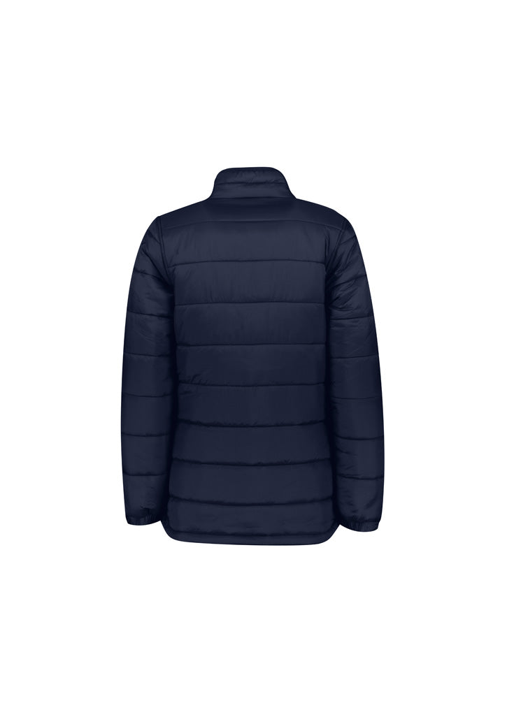 Biz Collection J212L Alpine Womens Jacket in Navy - back view