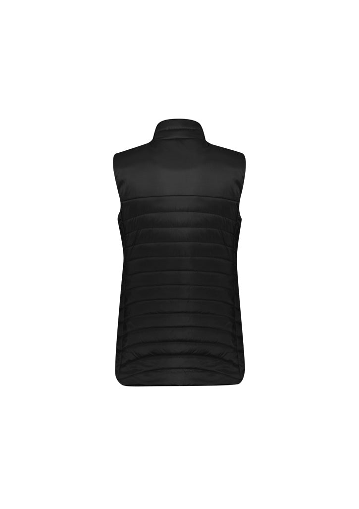 Biz Collection J213L Expedition Womens Vest in Black - back view