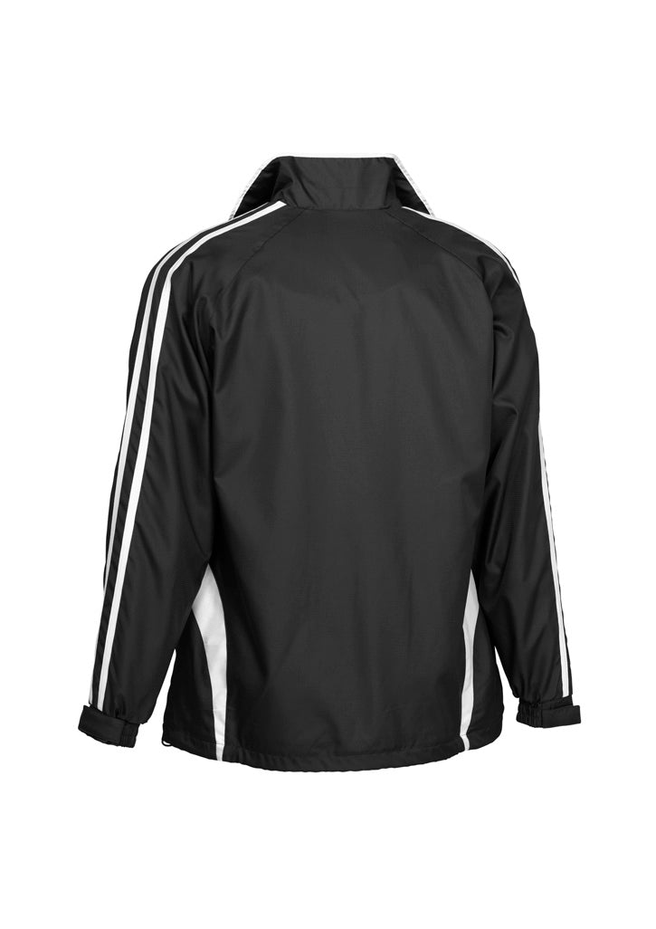 Biz Collection J3150 Flash Unisex Jacket in Black/White - back view