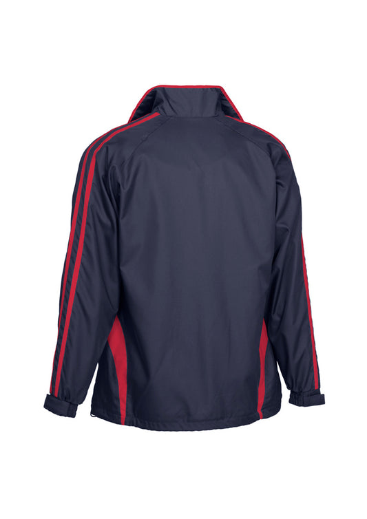 Biz Collection J3150 Flash Unisex Jacket in Navy/Red - back view