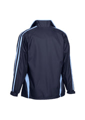 Biz Collection J3150 Flash Unisex Jacket in Navy/Sky - back view