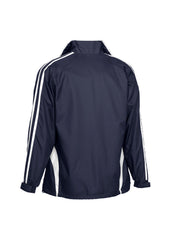 Biz Collection J3150 Flash Unisex Jacket in Navy/White - back view