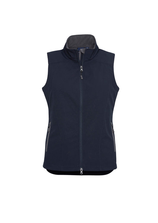 Biz Collection J404L Geneva Womens Vest in Navy/Graphite