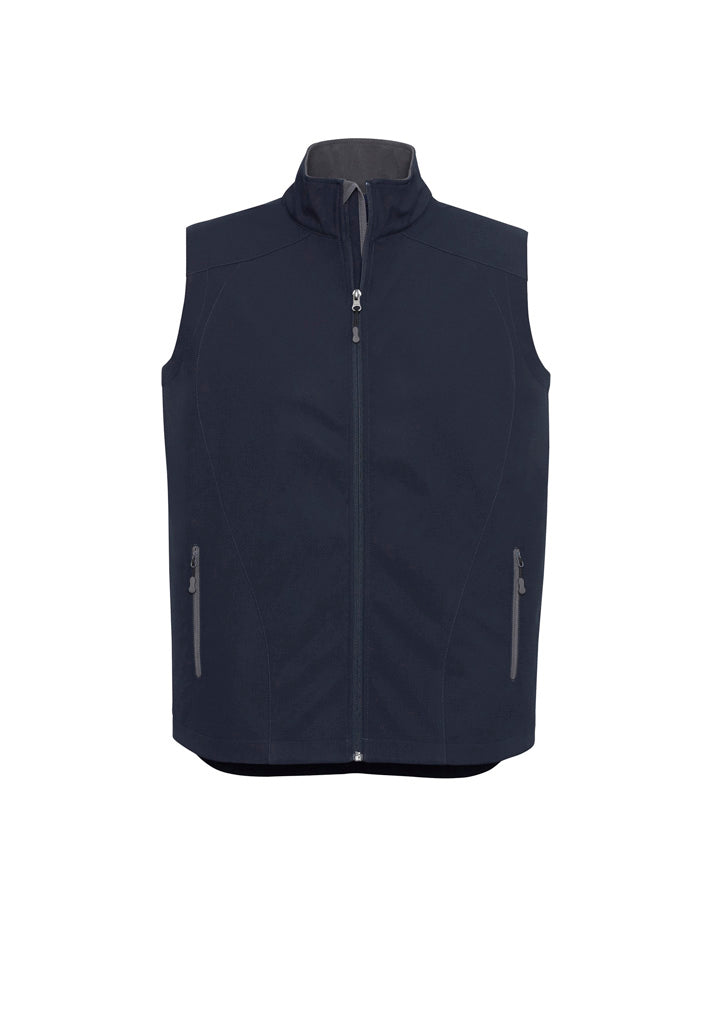 Biz Collection J404M Geneva Mens Vest in Navy/Graphite
