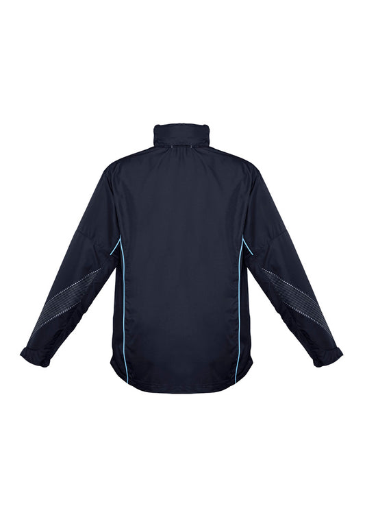 Biz Collection J408M Razor Unisex Jacket in Navy/Sky - back view