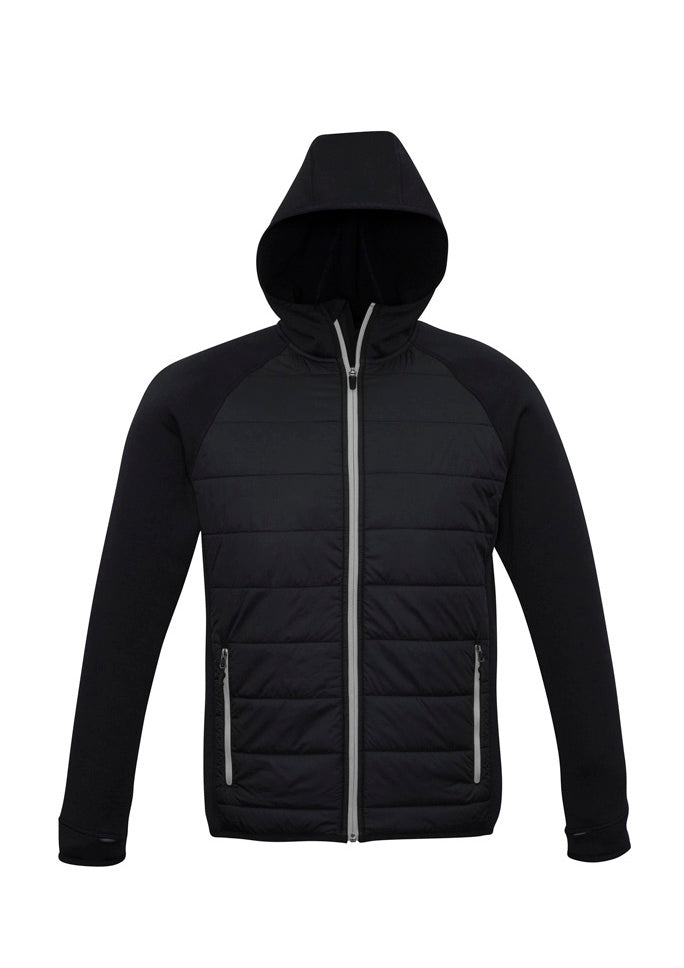 Biz Collection J515M Stealth Mens Jacket in Black/Silver