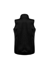 Biz Collection J616L Stealth Womens Vest in Black/Silver - back view