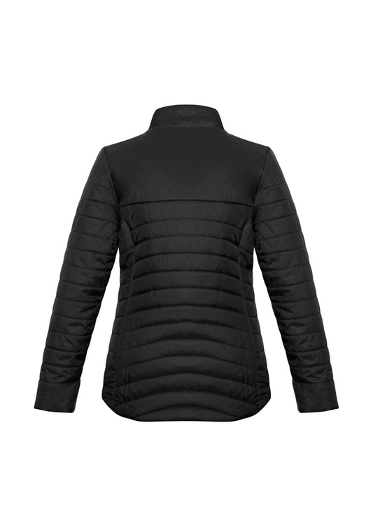 Biz Collection J750L Expedition Womens Jacket in Black - back view