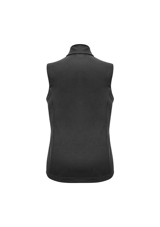 Biz Collection J830L Apex Womens Vest in Grey - back view