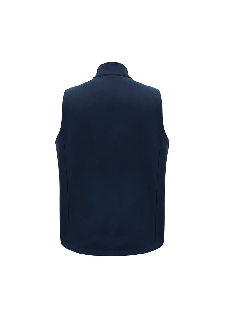 Biz Collection J830M Apex Mens Vest in Navy - back view