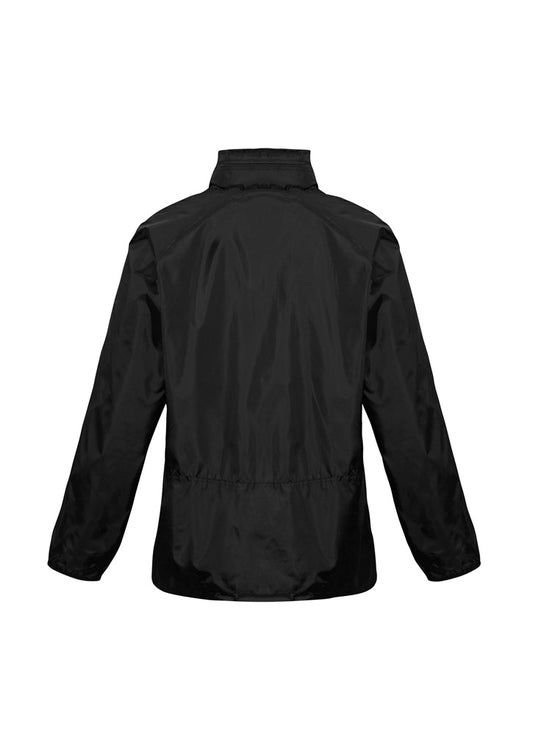 Biz Collection J833 Spinnaker Unisex Jacket in Black - back view