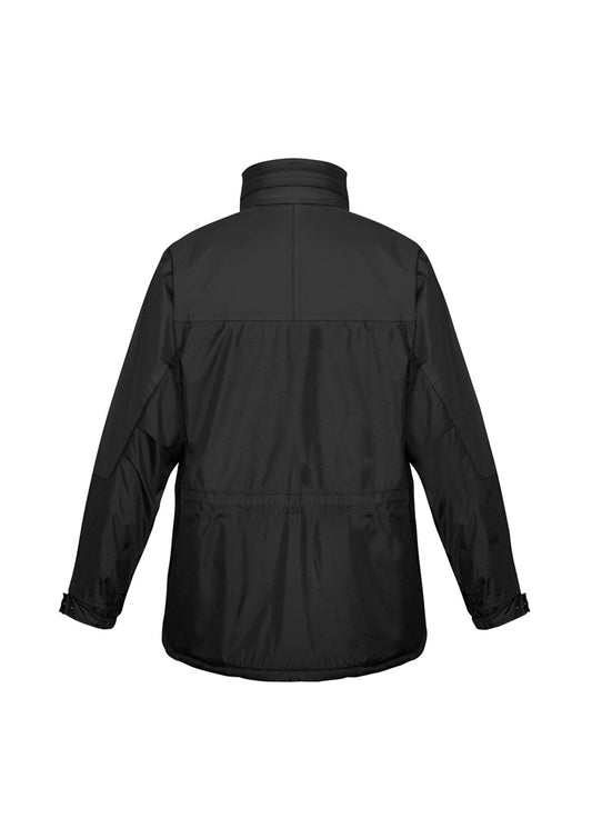 Biz Collection J8600 Trekka Unisex Jacket in Black - back view