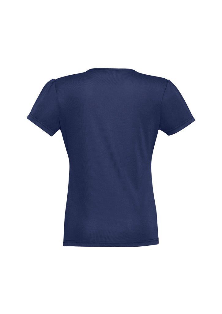 Biz Collection K315LS Chic Womens Top in Midnight Blue - back view