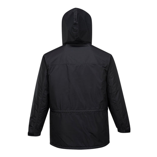 Portwest K4039 Huski Everest Jacket in Black - back view
