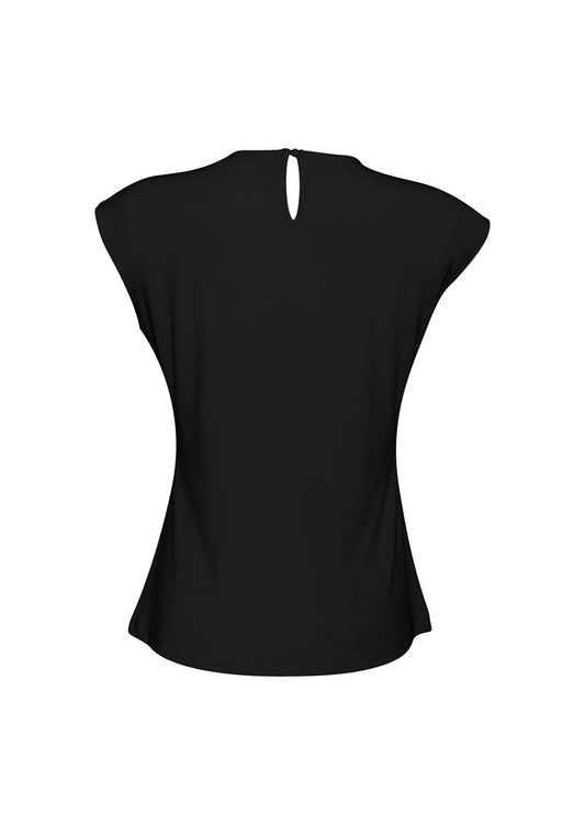 Biz Collection K624LS Mia Womens Top in Black - back view