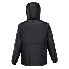 Portwest K8032 Huski Stratus Rain Jacket in Black - back view