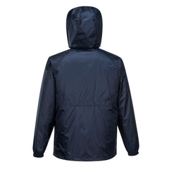 Portwest K8032 Huski Stratus Rain Jacket in Navy - back view