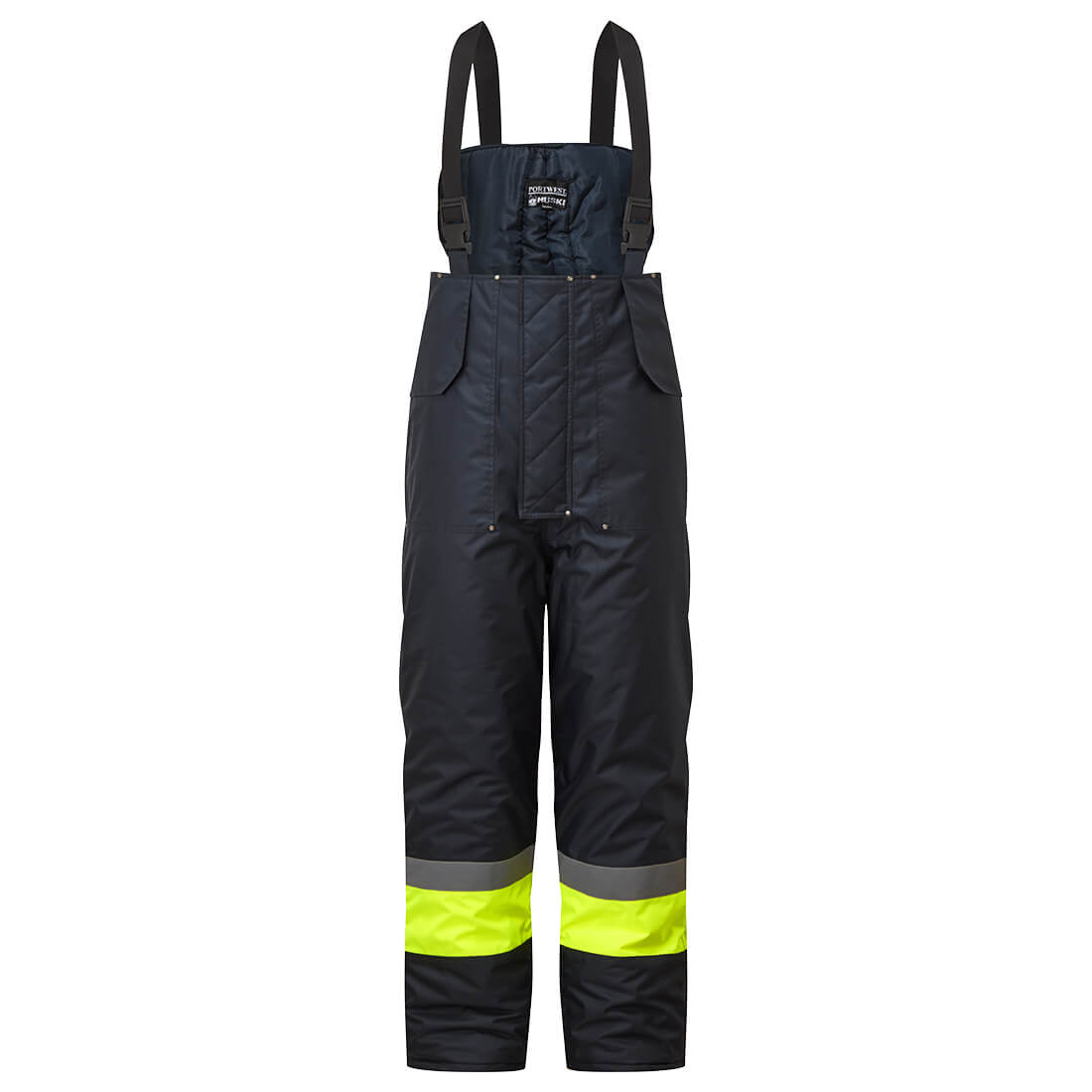 Huski Hi-Vis Contrast Freezer Bib and Brace  - K8046 - Portwest-1